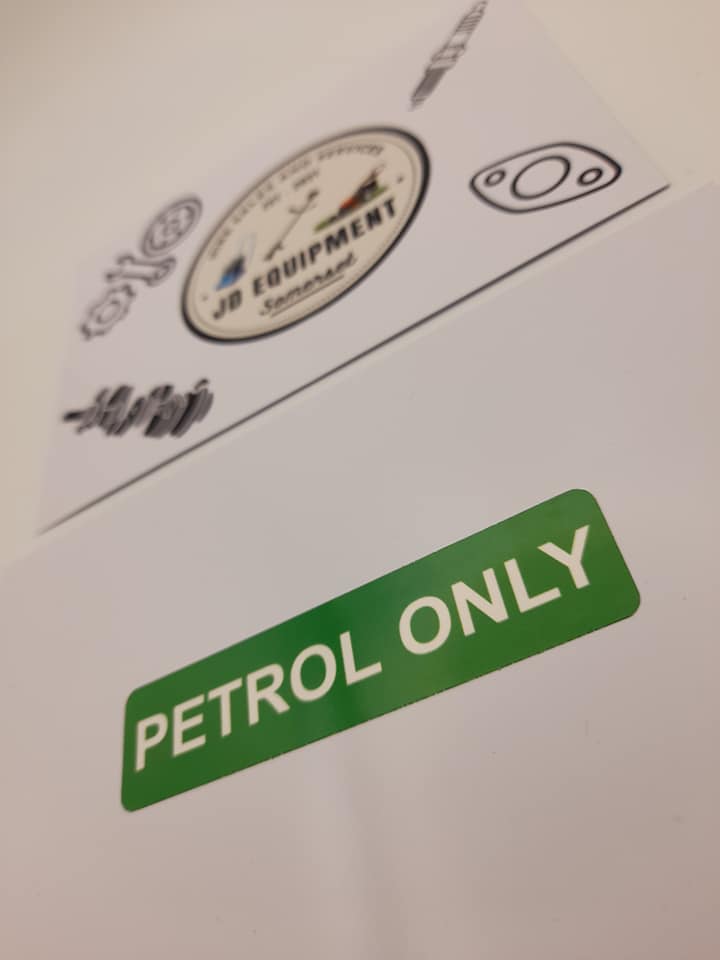 Petrol Only Stickers