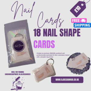 18 Nail Shape Cards